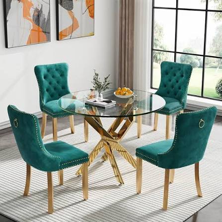 Glass Dining Table Set